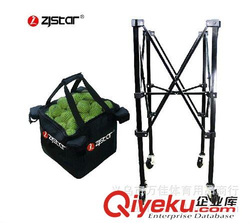專利產品 zjstar中極星 多功能折疊移動式網球撿球車教練車撿球框球籃原始圖片2