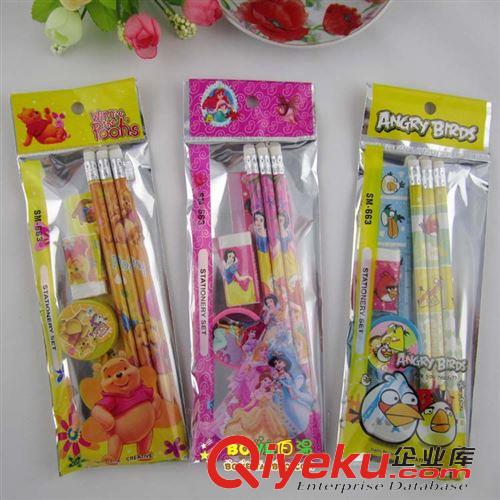 套裝禮盒 H101 文具批發 錢包套裝 迪斯尼文具組合 兒童文具卡通套裝 90g