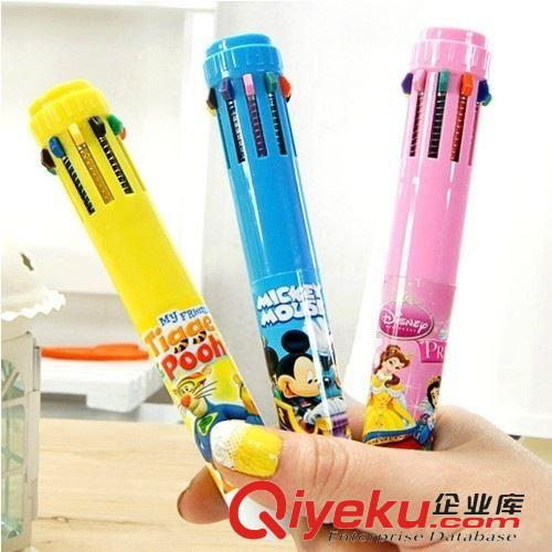 書寫筆類 Z202 十色圓珠筆 韓國文具 卡通多彩 創意實惠 原子筆 20g