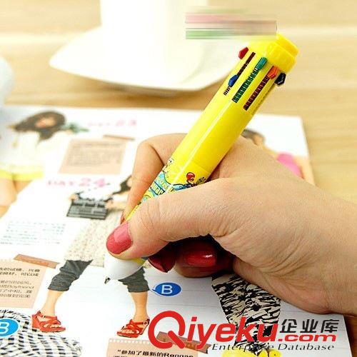 書寫筆類 Z202 十色圓珠筆 韓國文具 卡通多彩 創意實惠 原子筆 20g原始圖片3