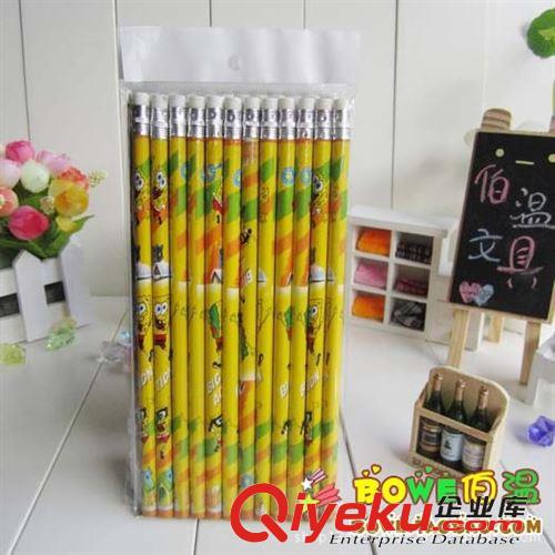 書寫筆類 鉛筆批發(fā) 12只裝兒童卡通鉛筆套裝 鉛筆批發(fā) 鉛筆定做logo 90g原始圖片3