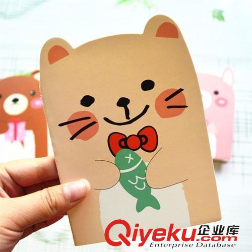 紙張本冊 韓國創(chuàng)意文具 學生用品 可愛卡通小熊筆記本子 記事本 28g原始圖片2
