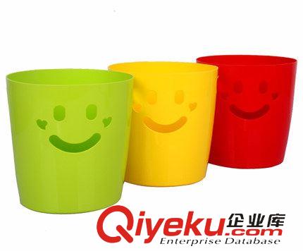 生活必備 日韓居家 笑臉桌面收納桶 微笑迷你垃圾桶 雜物筒