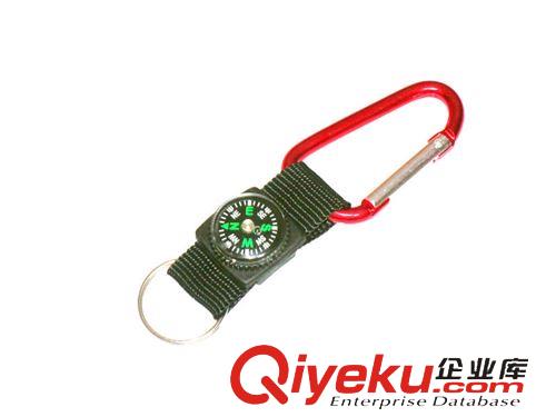 登山扣、鉤 礦泉水瓶掛扣，帶指南針飲料瓶扣 6號快掛