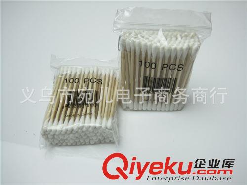 一元店批發匯總 一元店批發 木棒木軸棉簽 化妝棉棒 一大包20小包{bfb}脫脂棉花棒原始圖片2