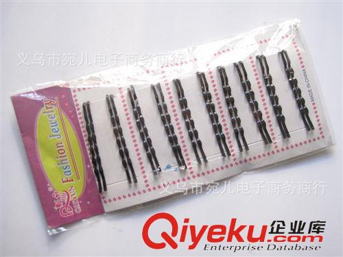 一元飾品專區(qū) 一卡10對一字邊夾劉海夾發(fā)夾 一元店批發(fā)