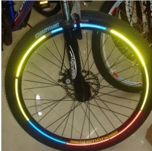 自行車小配件 騎行束褲帶 反光帶 反光束褲帶 硅鋼反光帶 綁帶加長款 單條價(jià)