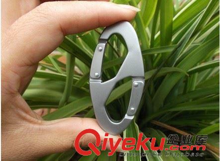 自行車小配件 高品質(zhì)8字形登山扣 快掛 多功能快掛 鋁合金登山扣 戶外用品批發(fā)原始圖片2