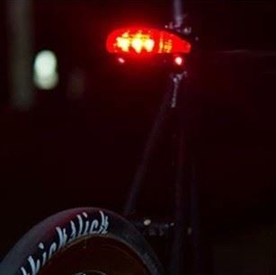 自行車外裝飾用品 自行車激光尾燈山地車5LED尾燈騎行尾燈安全平行激光線 7模式原始圖片2