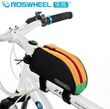 樂炫系列 tj樂炫ROSWHEEL【12657】新款 三角包 上管包 梁包 織帶式固定