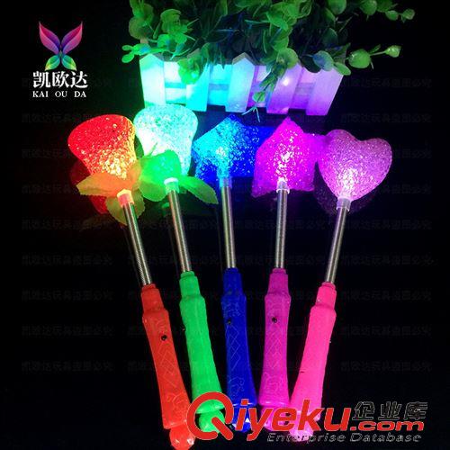 情人節(jié) 婚慶用品 亞克力閃光手鐲 發(fā)光手鐲 電子LED雙閃發(fā)光手環(huán) 地?cái)偀豳u飾品批發(fā)