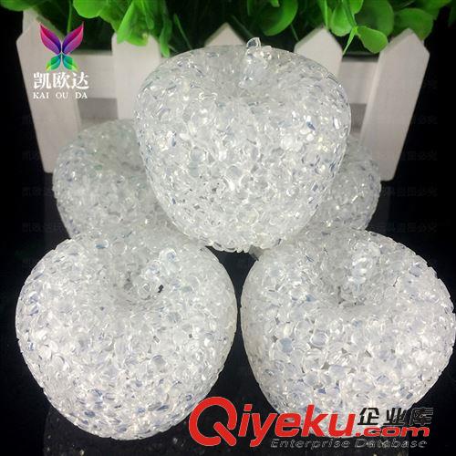 情人節 婚慶用品 水晶蘋果七彩小夜燈 七彩蘋果小夜燈 平安夜熱賣 圣誕節創意禮品原始圖片3