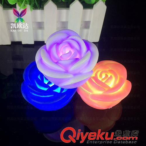 小夜燈系列 廠家供應(yīng) 七彩玫瑰花燈 玫瑰花小夜燈 小夜燈六一地攤貨源批發(fā)原始圖片3