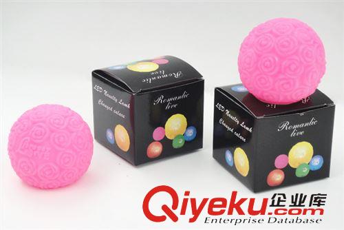 地攤熱賣玩具 七彩發光創意迷你圓形/型玫瑰燈 情人節禮品 地攤貨源熱賣 夜光原始圖片3