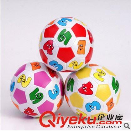 早教玩具 外貿(mào)批發(fā)智力 寶寶認(rèn)數(shù)字皮球帶鈴鐺聲皮球 早教益智小玩具原始圖片2