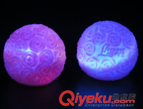 發光玩具 七彩發光創意迷你圓形/型玫瑰燈 情人節禮品 地攤貨源熱賣 夜光原始圖片2