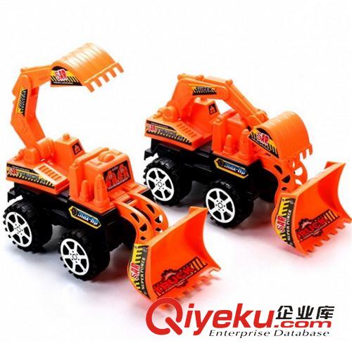 模型玩具 地攤超市小額批 兒童仿真慣性工程車 挖土機 挖掘機玩具 淘寶熱賣原始圖片2