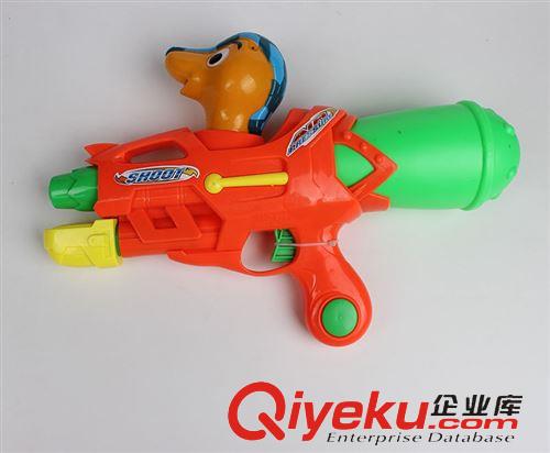 沙灘戲水玩具 卡通動物頭像兒童玩具加壓水槍批發(fā)夏天沙灘戲水游泳必備地?cái)偀徜N原始圖片3