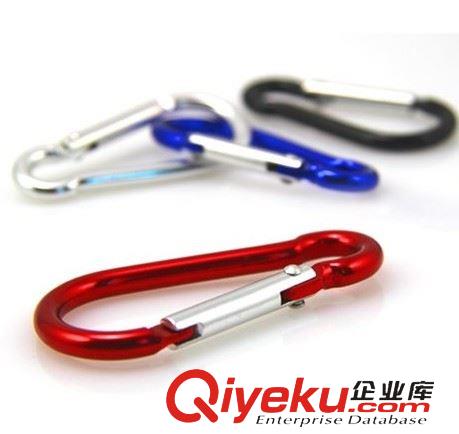 鋁合金登山扣 供應：鋁合金登山扣 5葫蘆型彩色鋁合金戶外快掛扣原始圖片3