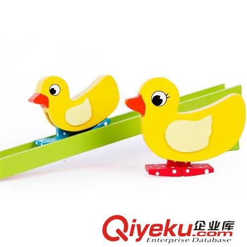 角色扮演/過家家類 出口美國 鴨子滑滑車玩具 鴨媽媽 鴨寶寶滑梯 兒童木制玩具原始圖片3