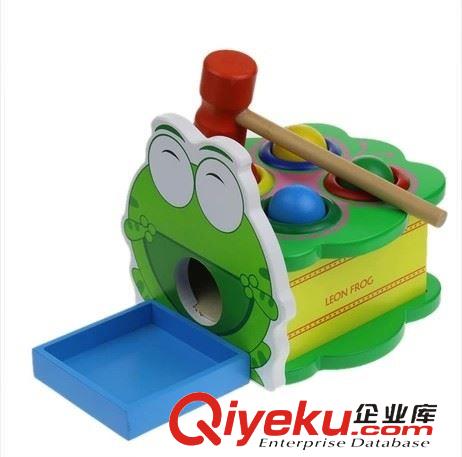 音樂(lè)感知/敲擊敲琴類 綠豆蛙敲球臺(tái) 兒童敲擊敲打臺(tái)早教木制益智寶寶動(dòng)手原始圖片2