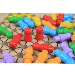 磁性釣魚/益智棋類/迷宮游戲 供應(yīng)小皇帝益智玩具 飛行棋跳棋兩用功能木制益智玩具0.9 xhd9218原始圖片2