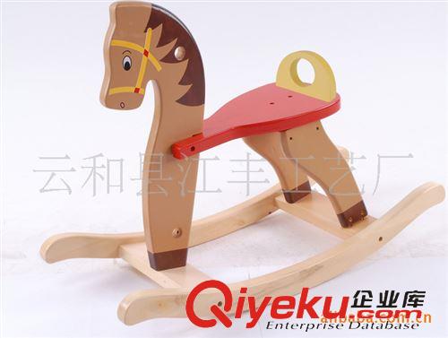 學(xué)步車/行李箱/搖搖馬 廠家直銷兒童搖搖馬 大木馬 環(huán)保木制木馬實(shí)木兒童小木馬玩具