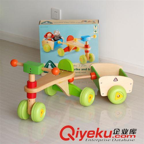 學步車/行李箱/搖搖馬 新款 英國ELC 全實木兒童玩具車 搖擺車 滑行車{dj2}限量 4.26原始圖片3