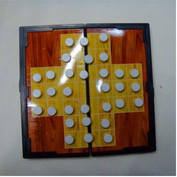 桌面游戲 磁性成人益智孔明棋單身貴族棋十字跳棋九連棋六歲男孩玩具