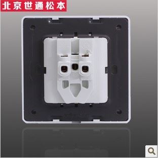開關(guān)系列 五孔插座世通松本開關(guān) 86型雅白系列 N3.0五孔插座面板二三插原始圖片3