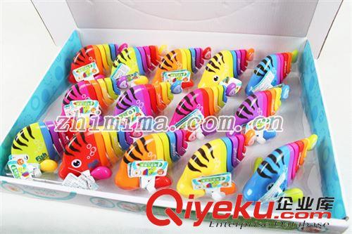 發(fā)條玩具 發(fā)條迷你七彩魚 發(fā)條上鏈玩具 愛奇天使彩盒裝 益智玩具批發(fā)0.06原始圖片2
