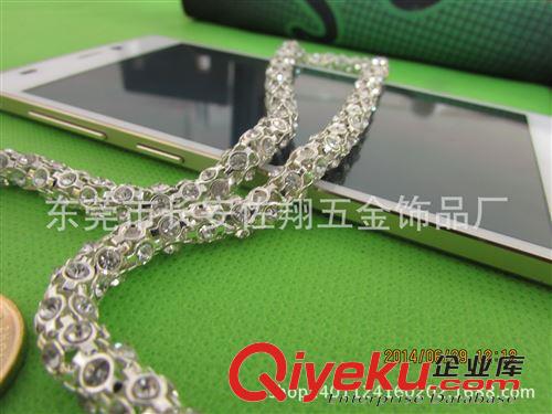 飾品配件 供應(yīng)鉆石時(shí)尚服裝裝飾飾鏈，壓克力鉆石鏈，圓形水鉆手工鏈原始圖片2