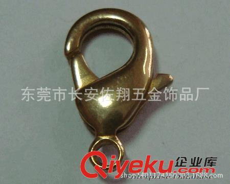 飾品配件 廠家批發(fā)龍蝦扣　銅龍蝦扣　銅龍蝦扣現(xiàn)貨原始圖片3