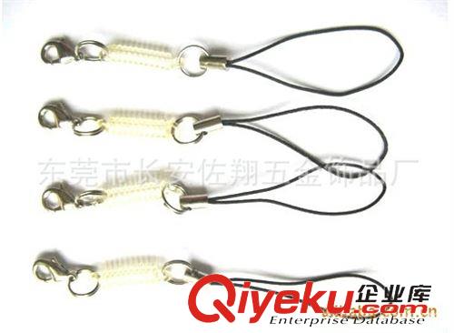 手機(jī)掛繩 本廠生產(chǎn)批發(fā)手機(jī)繩，皇冠帽手機(jī)吊繩，金銀線編織掛繩 顏色齊全原始圖片2