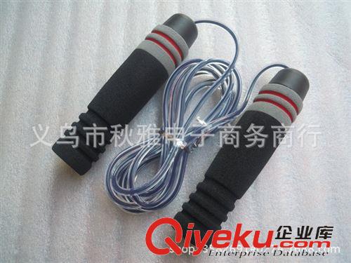 跳繩系列 廠家批發(fā) 軸承跳繩 海綿柄單人 負(fù)重跳繩 比賽專用跳繩 質(zhì)量保證