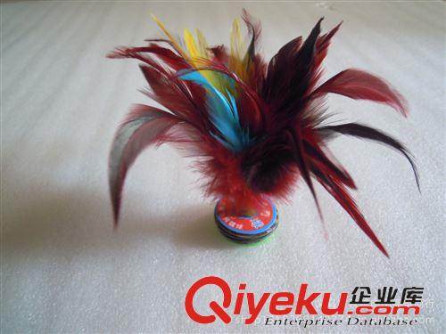 傳統(tǒng)玩具系列 批發(fā) 五彩雞毛毽子 大花毽球 公雞毛毽子 比賽專用鍵 耐踢 大神鷹