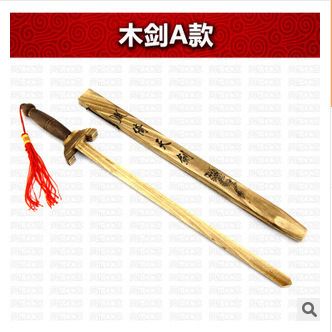木制玩具 57x7x2.5cm兒童木制刀劍 男孩子{za}木制玩具批發 木制倚天劍 140原始圖片2