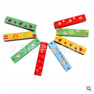 木制玩具 {zx1}兒童玩具 地攤熱賣 木制口琴 嬰幼兒益智科教玩具 音樂玩具原始圖片3