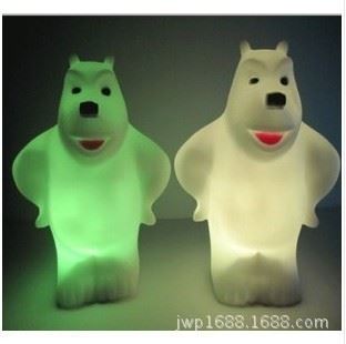 發(fā)光玩具 義烏工廠貨源 熊出沒七彩小夜燈 創(chuàng)意led小夜燈批發(fā) 地?cái)偀豳u產(chǎn)品