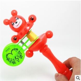 益智玩具 地?cái)偀豳u 廠家直銷可愛卡通手搖鼓 動(dòng)物搖搖樂 鍛煉小朋友抓握原始圖片3