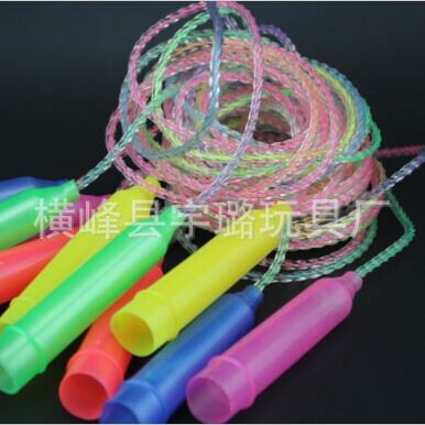 健身玩具 220CM 幼兒園彩色跳繩批發(fā) 可調(diào)節(jié)長短 學(xué)生健身器材 戶外用品原始圖片3