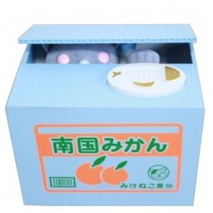 diy 創意禮品 新奇特產品 會動會叫偷錢貓存錢罐 創意儲蓄罐 可愛動物創意禮品原始圖片3