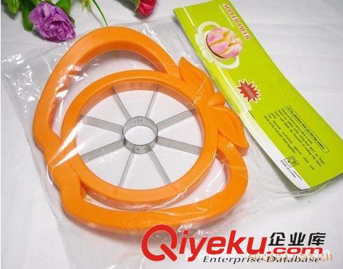 創(chuàng)意家居用品 高品質(zhì)不銹鋼帶手柄加厚蘋果切 水果切 居家便捷用品 廠家讓利價原始圖片3