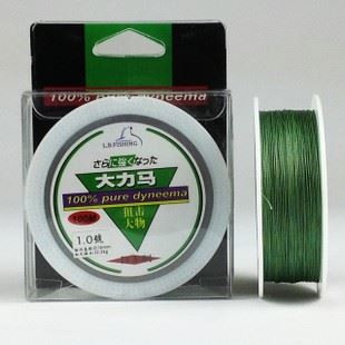 魚線 20米大力馬魚線/4編織大物漁線防咬線編織線路亞線漁具垂釣批發