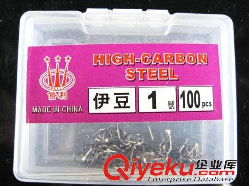 魚(yú)鉤 力博釣具 伊豆100枚有倒刺魚(yú)鉤 釣針漁鉤釣鉤漁具垂釣用品原始圖片2