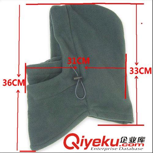 抓絨帽/面罩/頭套/保暖護膝/保暖手套 批發雙層CS抓絨加厚蒙面頭套/反恐面罩防風保暖蒙面土匪帽子/圍脖原始圖片2