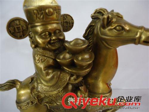銅器類 廠家供應(yīng)馬上發(fā)財 元寶財神 qcjb 佛教用品原始圖片2
