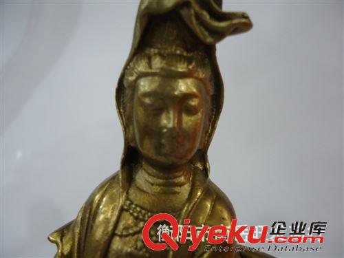 銅器類 廠家供應銅乘龍觀音 佛教佛像 滴水觀音原始圖片2