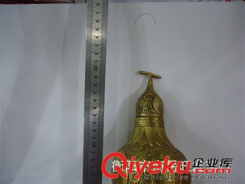 銅器類 廠家供應(yīng)鎮(zhèn)宅辟邪銅葫蘆 八卦圖 高32CM