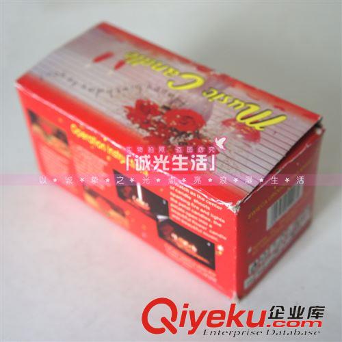 新款上架 供應(yīng)生日荷花音樂蠟燭單層（可噴煙火）原始圖片2